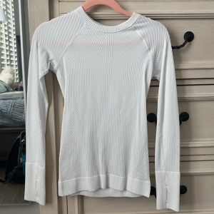 lululemon swiftly tech textured long sleeve